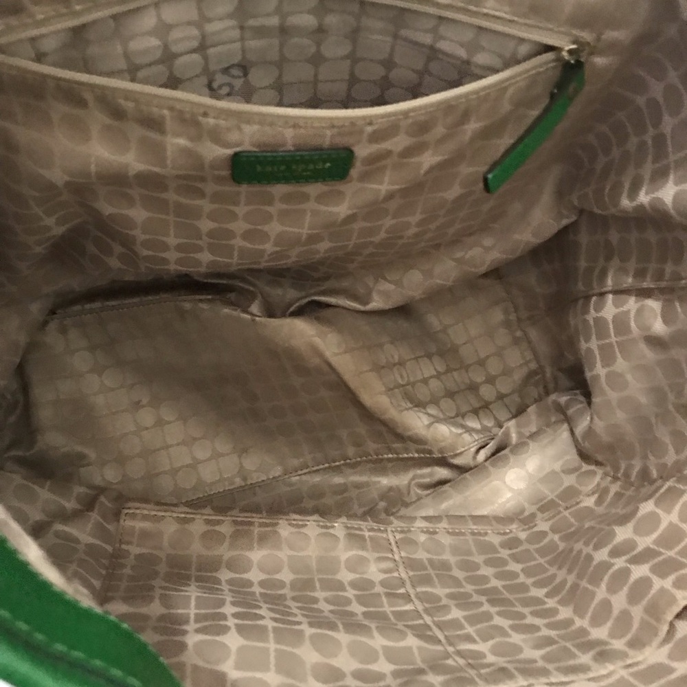 Kate Spade Green Leather Tote Bag - Picture 9 of 11